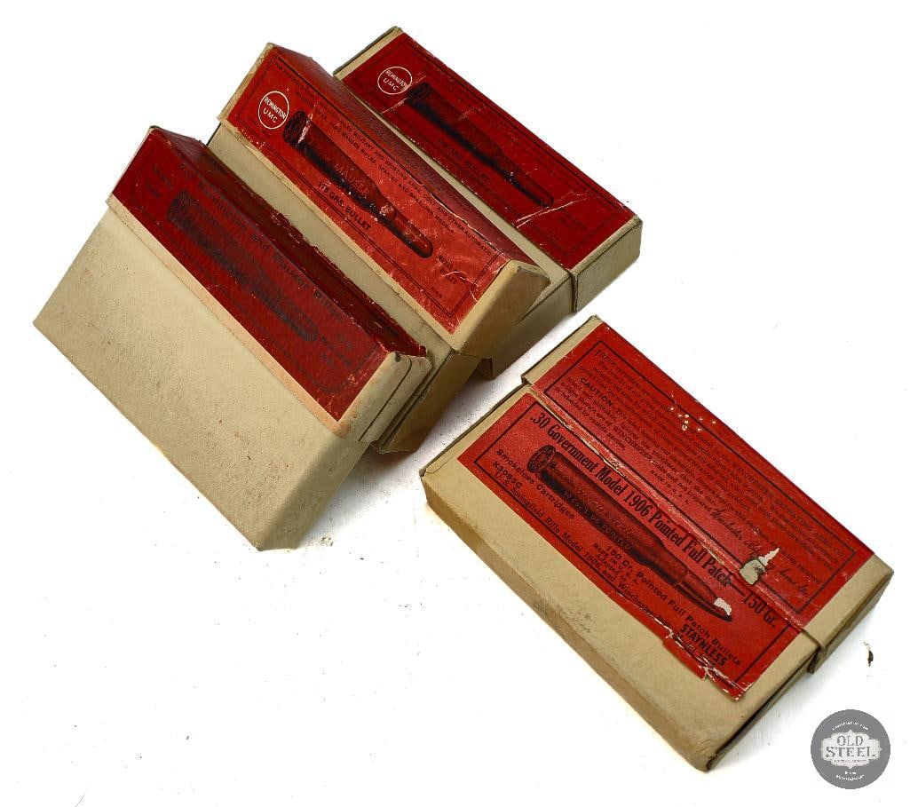 3 Boxes Remington 7mm Mauser Ammunition - 60rds - Box of WInchester 30-06 SPRG Ammunition - 20rds: 3 Boxes Remington 7mm Mauser Ammunition - 60rds - Box of WInchester 30-06 SPRG Ammunition - 20rds THIS ITEM IS AS PICTURED WITH NO FURTHER ATTACHMENTS