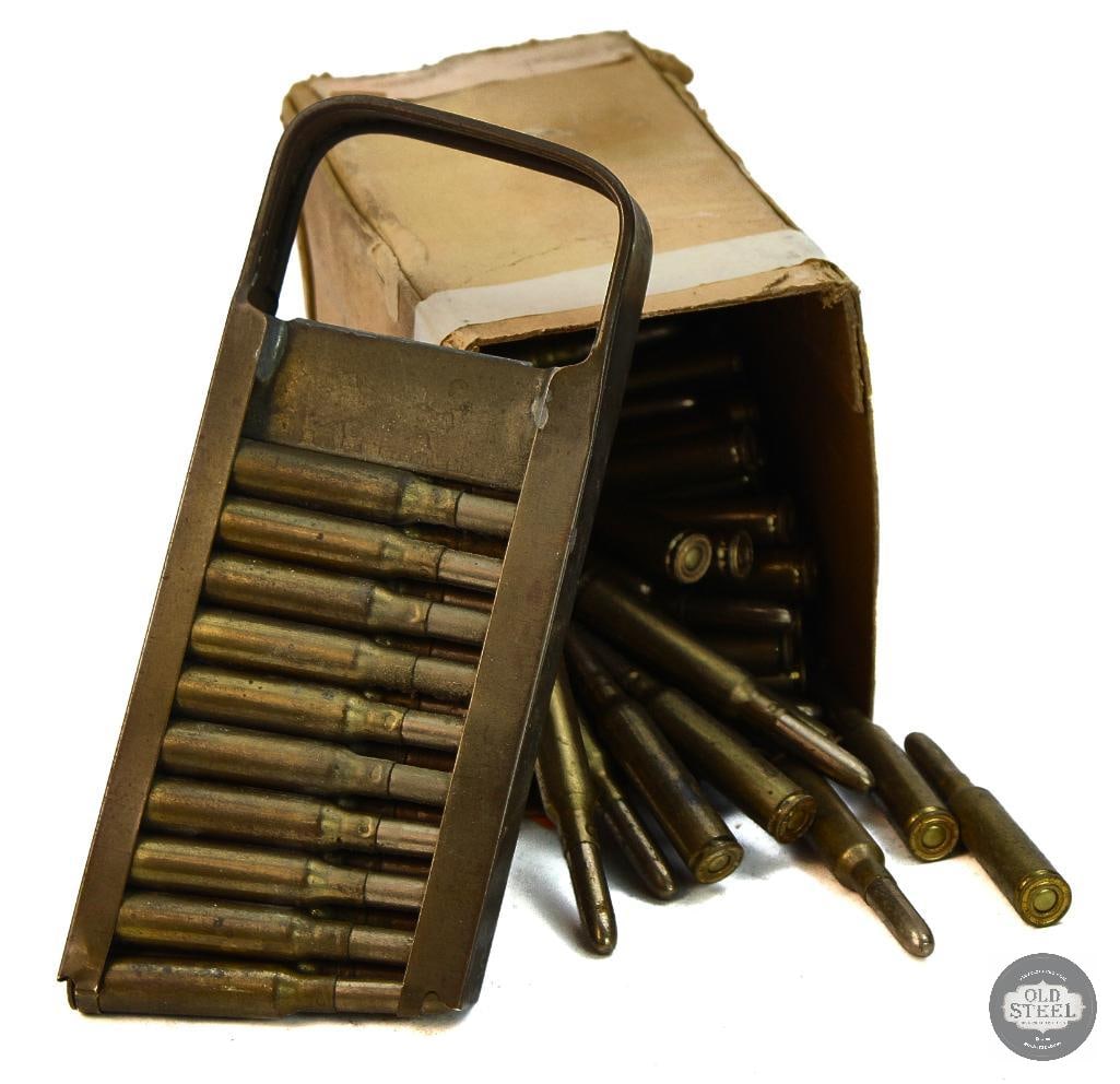 5lbs 6.5 Carcano Ammunition with Breda Clip: 5lbs 6.5 Carcano Ammunition with Breda Clip THIS ITEM IS AS PICTURED WITH NO FURTHER ATTACHMENTS. ALL SALES ARE FINAL. PLEASE REFER TO THE AUCTION DES