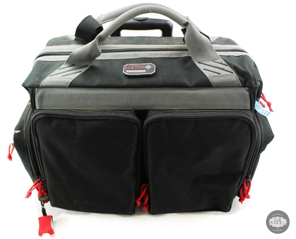 GPS Brand Nylon Range Bag Tactical Firearms Transport Bag: This GPS brand nylon range bag is a purpose-built firearms transport and organization bag designed for range use, training, and general shooting kit storage. Constructed from durable nylon material,