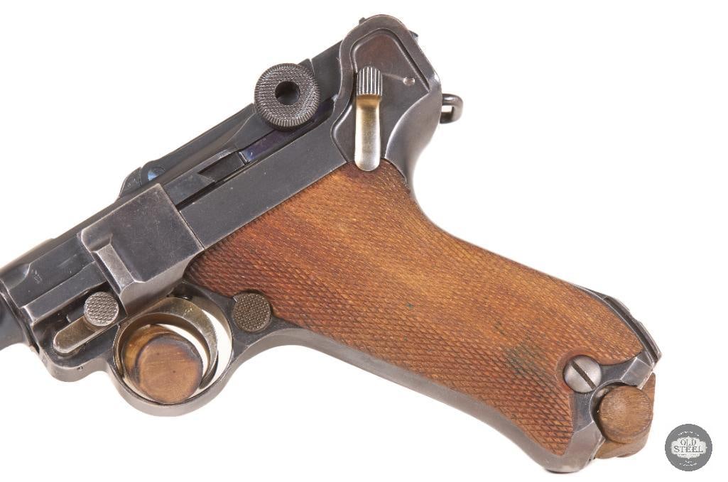 DWM Luger .30 Luger C&R All Matching 4" Barrel w/ Holster & Non-Matching Stock - 4