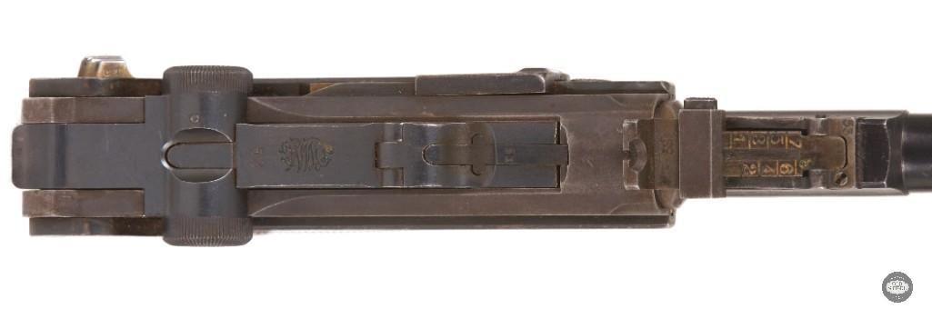 DWM Luger Carbine .30 Luger C&R 16" Barrel Ladder Sight w/ Shoulder Stock - 11