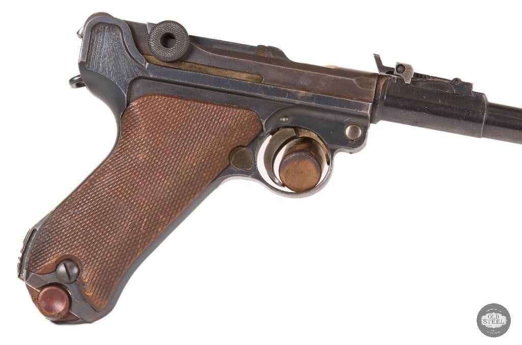 DWM Luger Carbine .30 Luger C&R 16" Barrel Ladder Sight w/ Shoulder Stock - 7