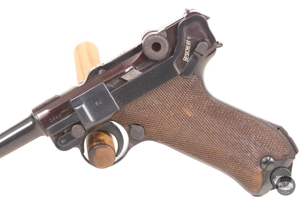 Mauser 42 Code Luger 9mm C&R Mfg 1940 Waffenamt 4 Inch Barrel - 2
