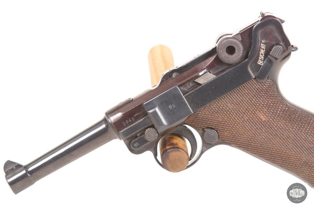 Mauser 42 Code Luger 9mm C&R Mfg 1940 Waffenamt 4 Inch Barrel - 3