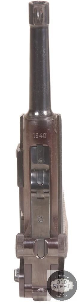 Mauser 42 Code Luger 9mm C&R Mfg 1940 Waffenamt 4 Inch Barrel - 7