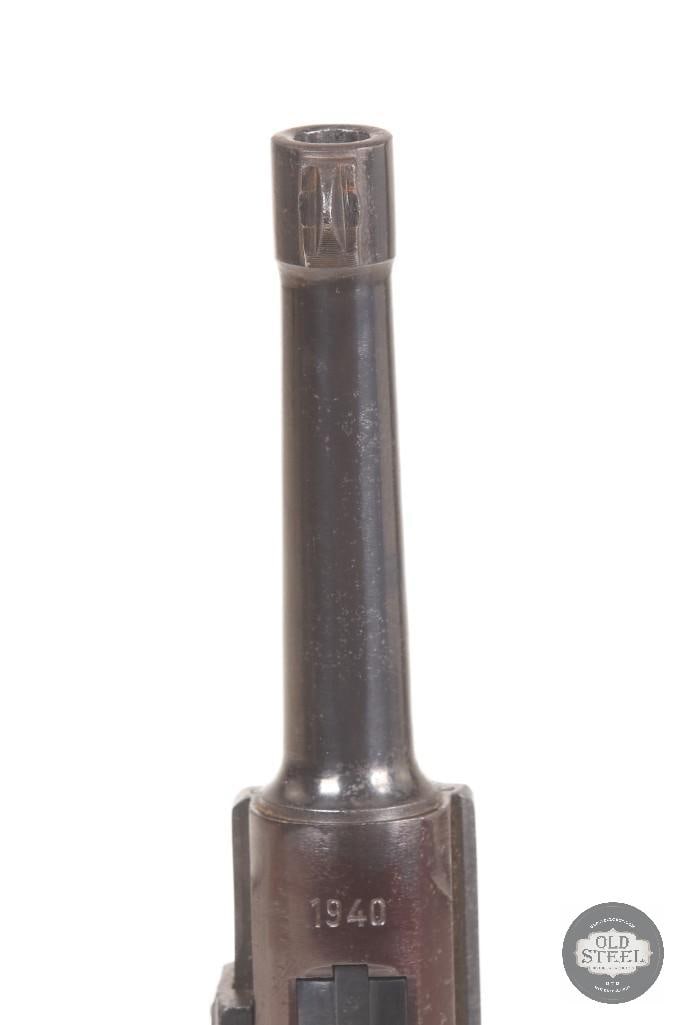 Mauser 42 Code Luger 9mm C&R Mfg 1940 Waffenamt 4 Inch Barrel - 9