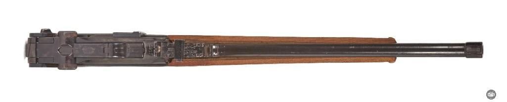 DWM Luger Artillery 30 Luger C&R 12" Barrel Ladder Sight Mfg 1917 - 8