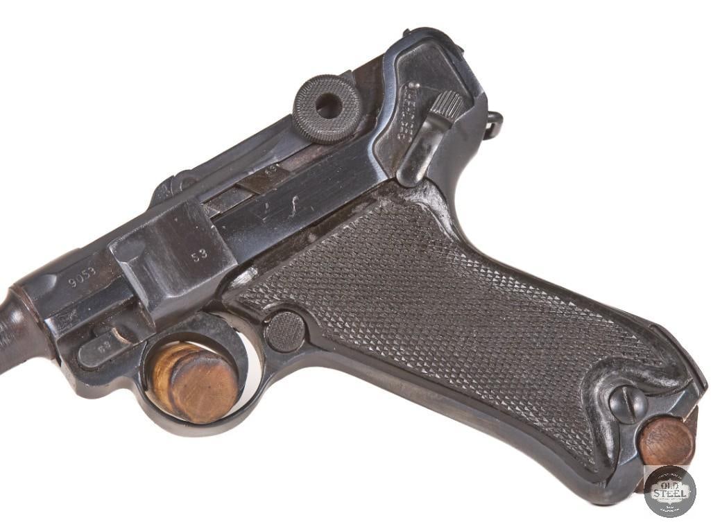DWM Luger 9mm C&R Mfg 1916 4" All Matching w/ Holster - 6