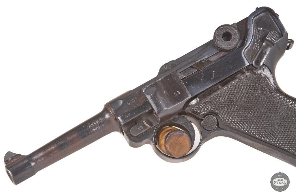 DWM Luger 9mm C&R Mfg 1916 4" All Matching w/ Holster - 7