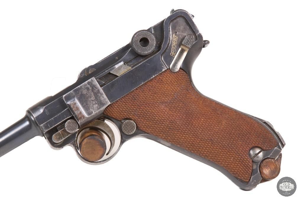DWM Luger 30 Luger WWI German Pistol Stock Lug C&R Toggle Lock - 2