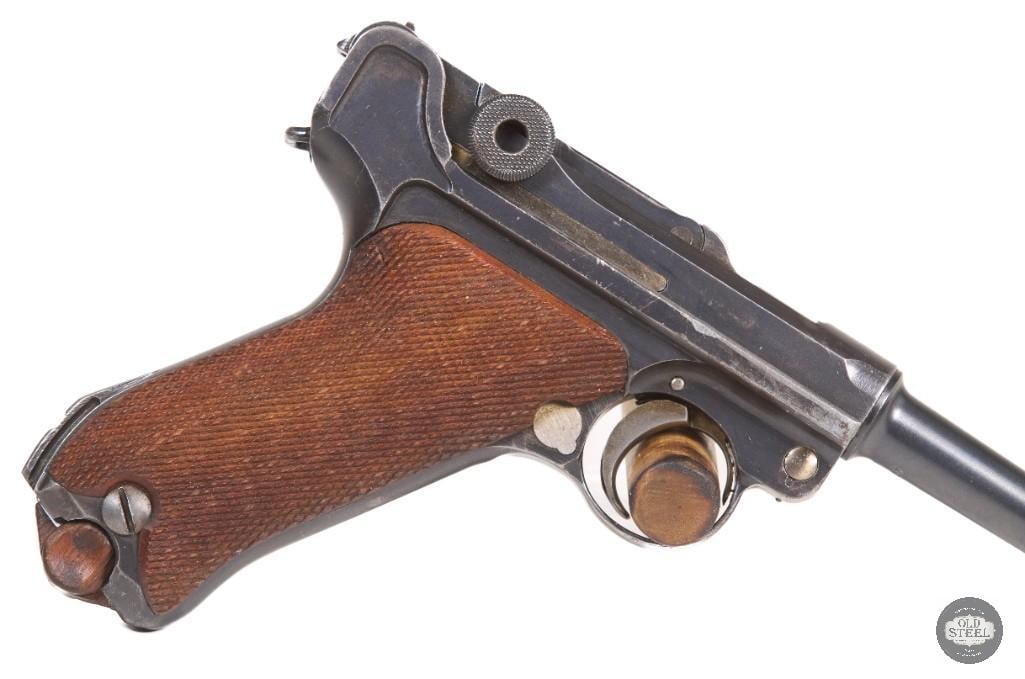 DWM Luger 30 Luger WWI German Pistol Stock Lug C&R Toggle Lock - 5