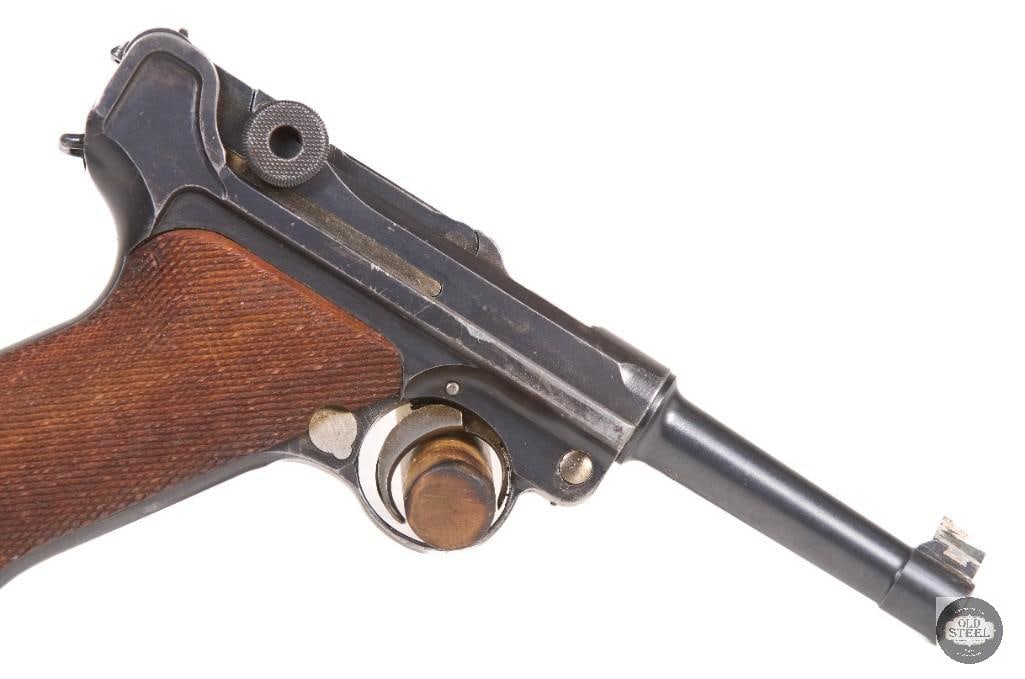 DWM Luger 30 Luger WWI German Pistol Stock Lug C&R Toggle Lock - 6