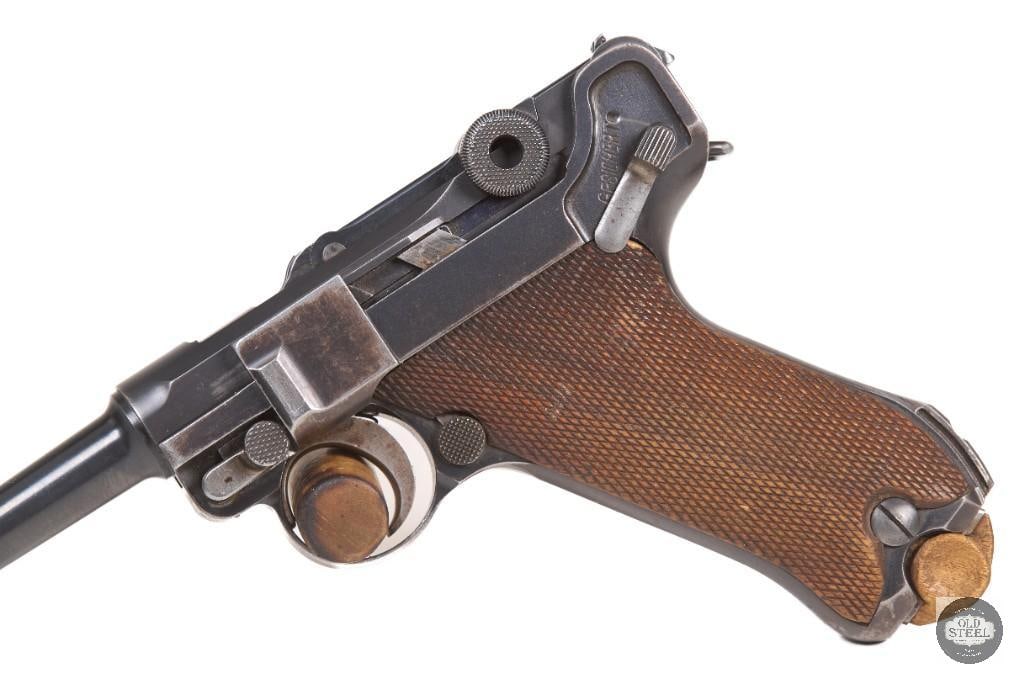 DWM Luger 30 Luger WWI German Matching Numbers Wood Grips C&R - 2