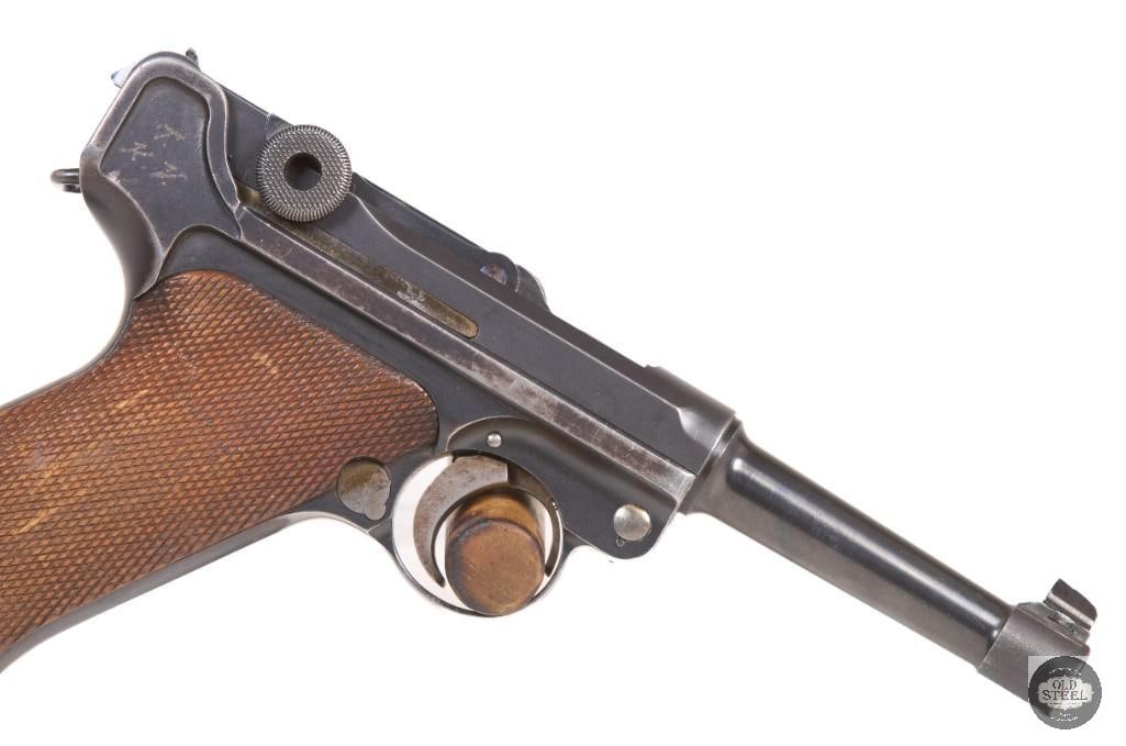DWM Luger 30 Luger WWI German Matching Numbers Wood Grips C&R - 6