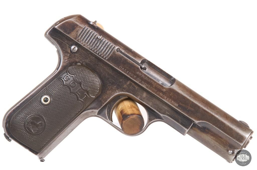 Colt 1903 Pocket Hammerless .32 ACP MFG 1905 C&R Blued Holster Letter - 3