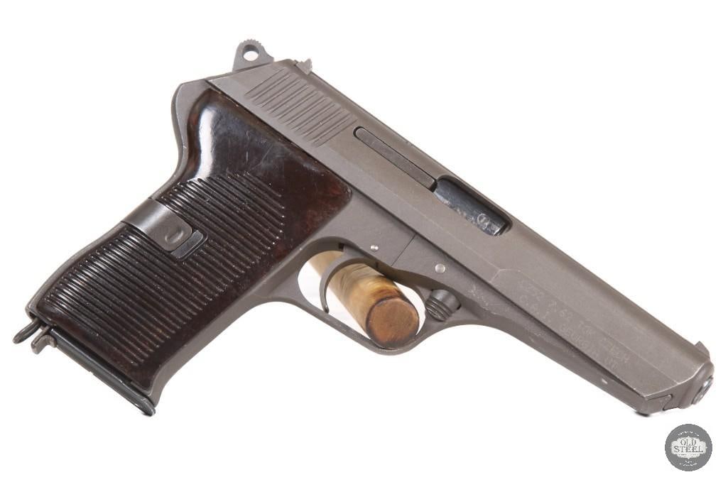 CZ 52 C&R Mfg 1954 7.62x25 Tokarev w/ Mag Holster & Rod - 2