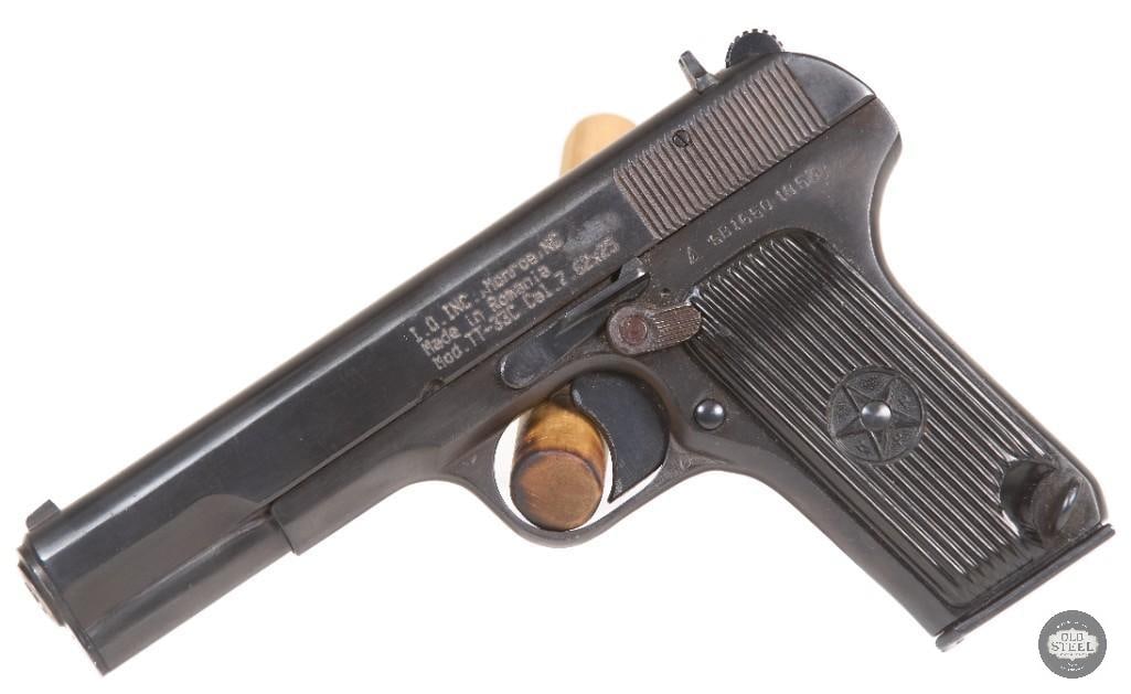 Romanian TTC Tokarev 7.62x25 C&R Mfg 1953 w/ Holster & Spare Mag - 3