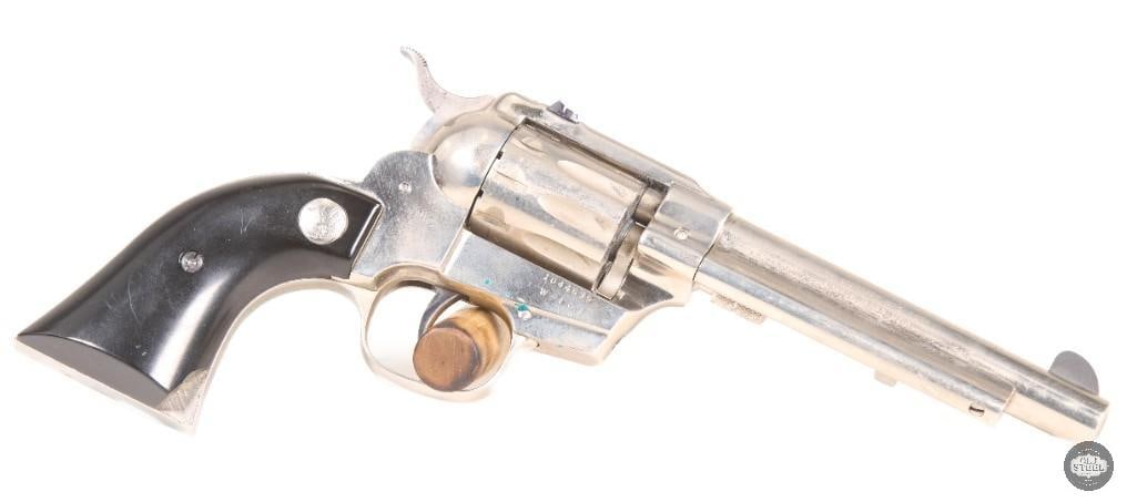 High Standard Double Nine Nickel 5.5" Barrel w/ Leather Holster - 2