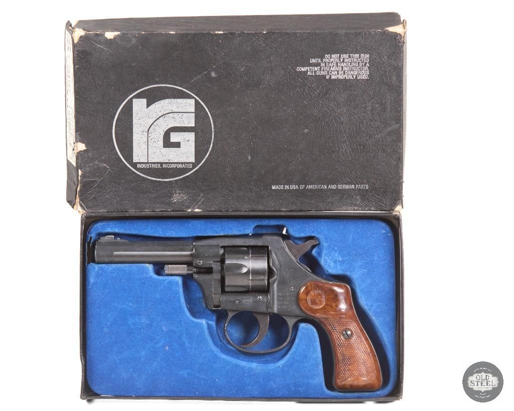 Rohm RG23 .22 LR Revolver 3.25" Barrel w/ Original Box: This Rohm RG23 revolver is chambered in .22 LR and features a compact 3.25-inch barrel. Produced in Germany, the RG23 is a lightweight rimfire revolver designed for recreational shooting, training,