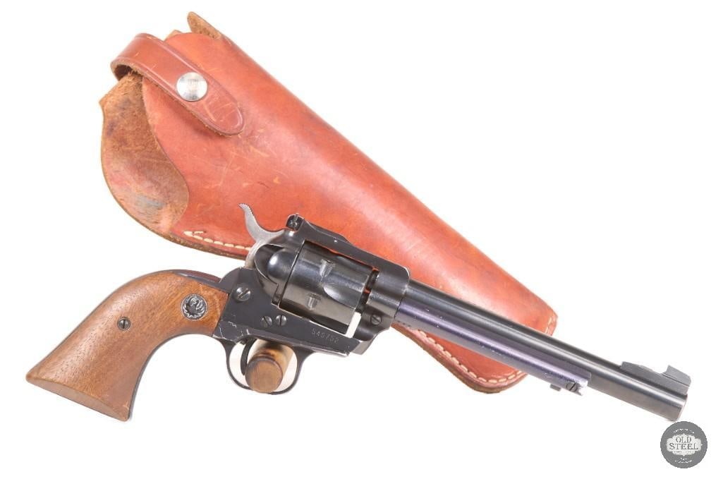 Ruger Single Six .22 Cal Revolver 6.5" Barrel w/ Leather Holster (1 of 2)