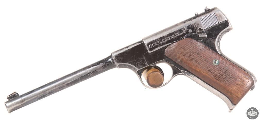 Colt Pre Woodsman .22 LR C&R Target Pistol Classic Pre War Colt Auto MFG C.1924 W/ Holster - 2