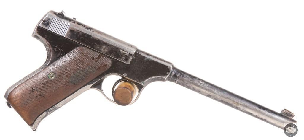 Colt Pre Woodsman .22 LR C&R Target Pistol Classic Pre War Colt Auto MFG C.1924 W/ Holster - 3