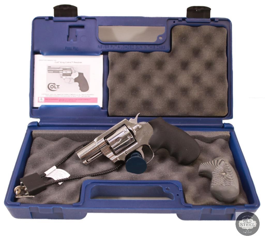 Colt King Cobra .357 Magnum Snub Nose Revolver W/ Original Case & G10 VZ Grips (1 of 7)