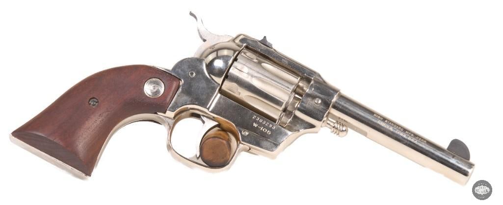 High Standard Hombre .22 Revolver 4.5" Barrel w/ Gun Belt & Holster - 2