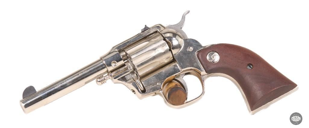 High Standard Hombre .22 Revolver 4.5" Barrel w/ Gun Belt & Holster - 3