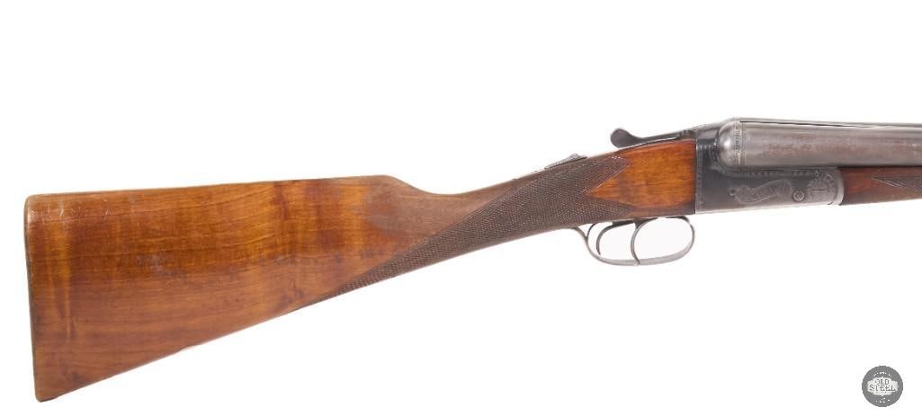 Gorosabel Spain SxS 12 Ga Shotgun 1970 Ejector 27" w/ Case - 3
