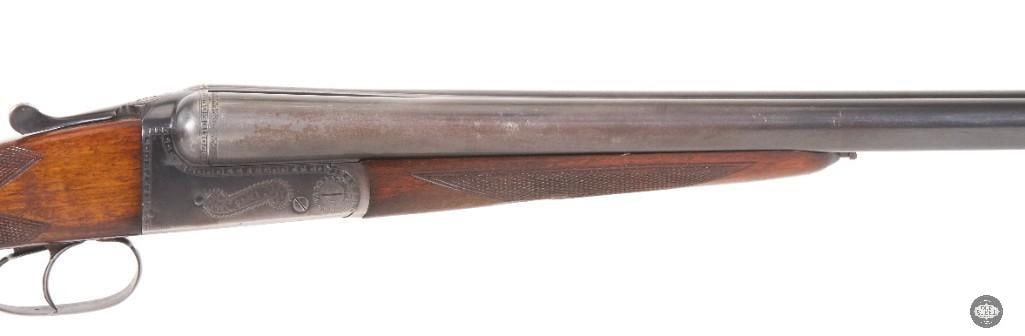 Gorosabel Spain SxS 12 Ga Shotgun 1970 Ejector 27" w/ Case - 4