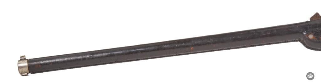 RARE Sharps & Hankins Model Navy Carbine .52 Rimfire Antique w/ Nickel Finish & Leather Shroud - 4