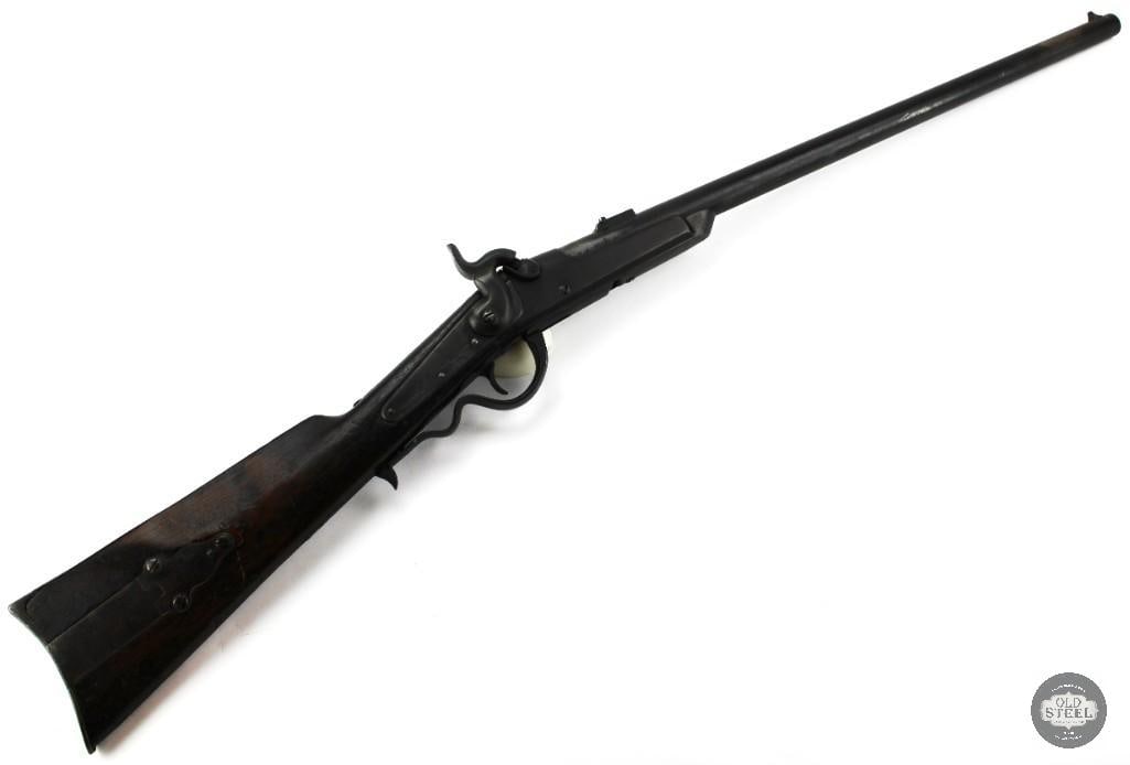 Richardson & Overman Gallager Carbine .50 Cal Civil War Antique: This Civil War-era Richardson & Overman Gallager Carbine is chambered in .50 caliber black powder and features a 22-inch barrel with a 13.25-inch length of pull. This percussion cap