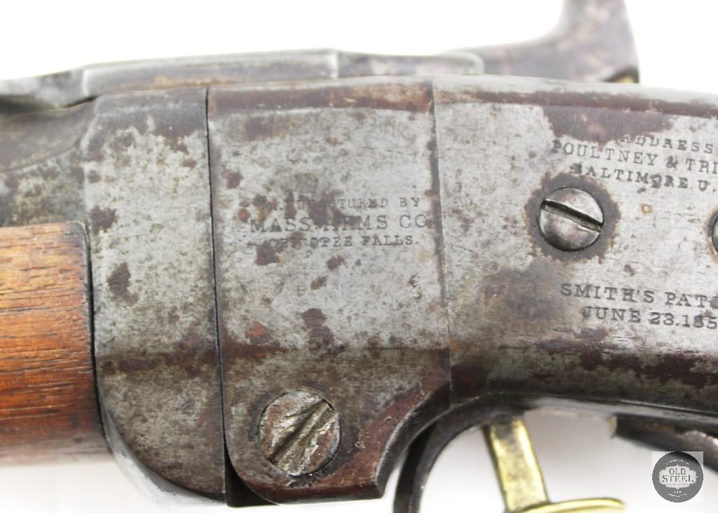 Poultney & Trimble Smiths Patent .50 Cal Percussion Musket Break Open Smoothbore Antique - 12