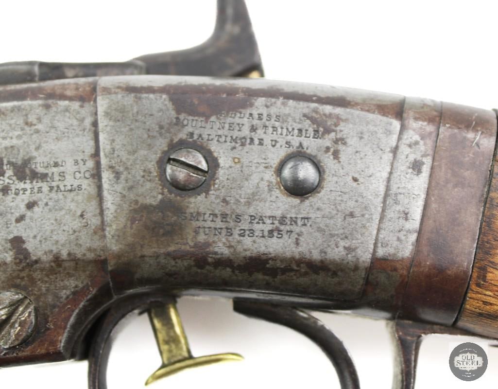 Poultney & Trimble Smiths Patent .50 Cal Percussion Musket Break Open Smoothbore Antique - 13