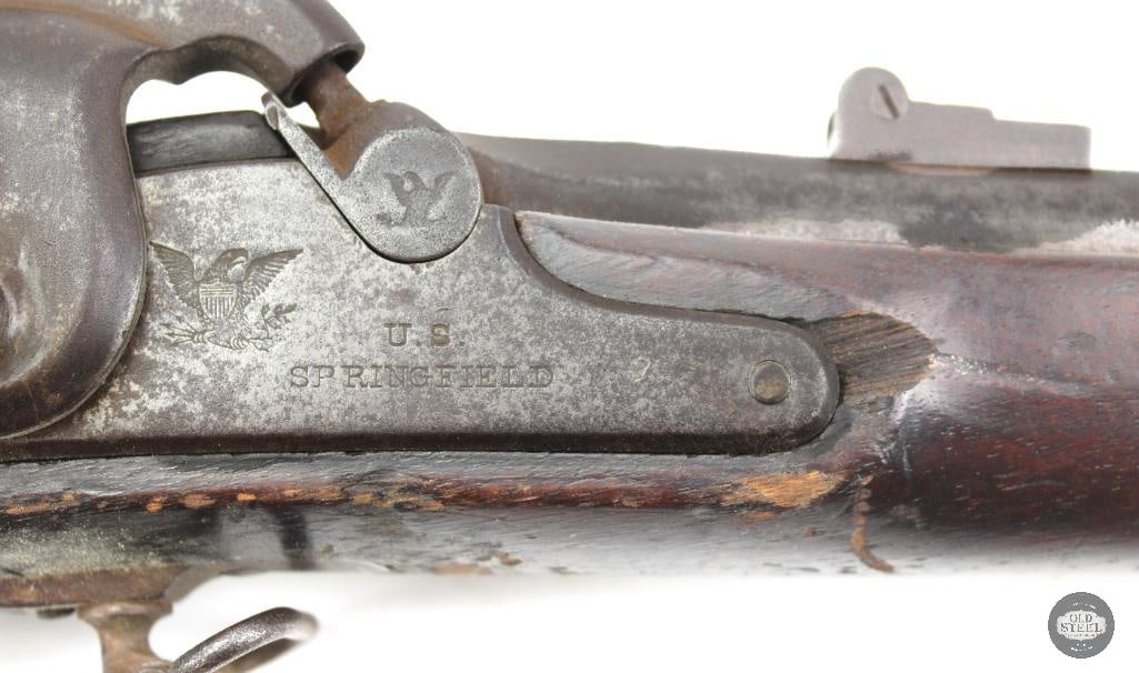 U.S. Springfield Model 1864 .58 Cal Civil War Rifle-Musket Antique - 6