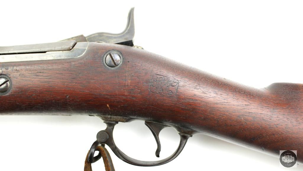 Springfield Model 1873 Trapdoor .45-70 MFG 1878 Antique Military Rifle W/ Sling - 12