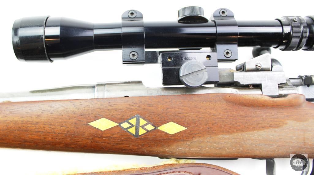 Remington 1903-A3 .30-06 Sporter Rifle w/ Inlaid Stock & Japanese 3-9x Scope - 11