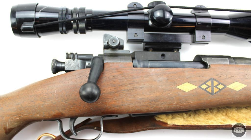 Remington 1903-A3 .30-06 Sporter Rifle w/ Inlaid Stock & Japanese 3-9x Scope - 4