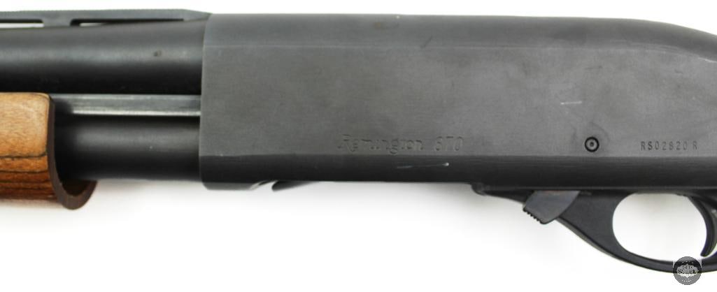 Remington 870 12 Ga 25.5" Vent Rib Barrel Wood Furniture - 12