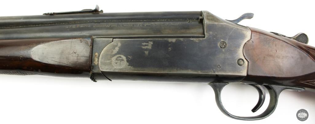 J. Stevens 22-410 Combination Gun C&R 24" Barrel 13.5" LOP w/ Clay Thrower - 12