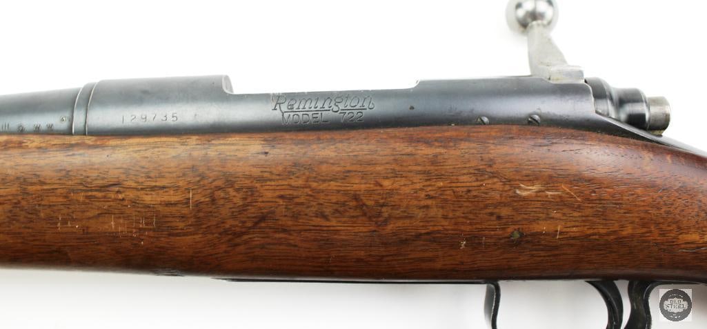 Remington 722 .257 Roberts Bolt Action Rifle 24" Barrel 13" LOP w/ Leather Sling - 11