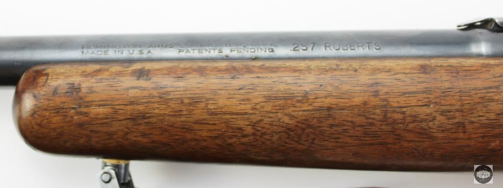 Remington 722 .257 Roberts Bolt Action Rifle 24" Barrel 13" LOP w/ Leather Sling - 9