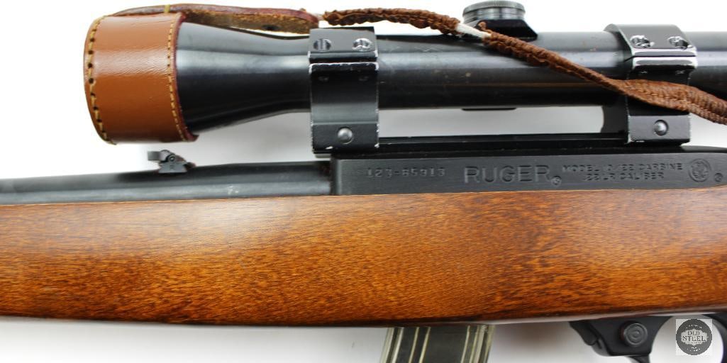 Ruger 10/22 .22 LR 18.5" Barrel w/ 25rd Mag & Weaver K4 Scope - 10