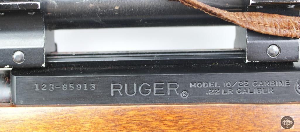 Ruger 10/22 .22 LR 18.5" Barrel w/ 25rd Mag & Weaver K4 Scope - 14