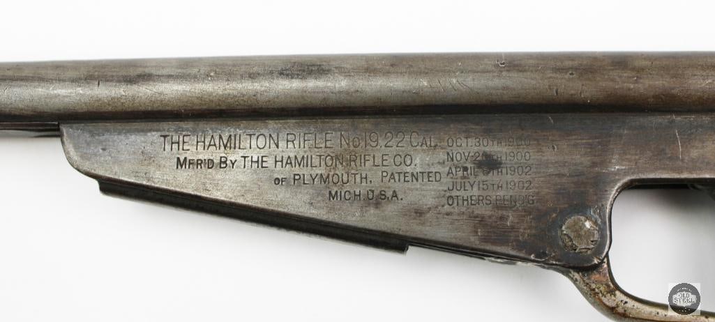 Hamilton No. 19 Single Shot .22 C&R 12" Barrel 13.5" LOP Non-Functional - 11