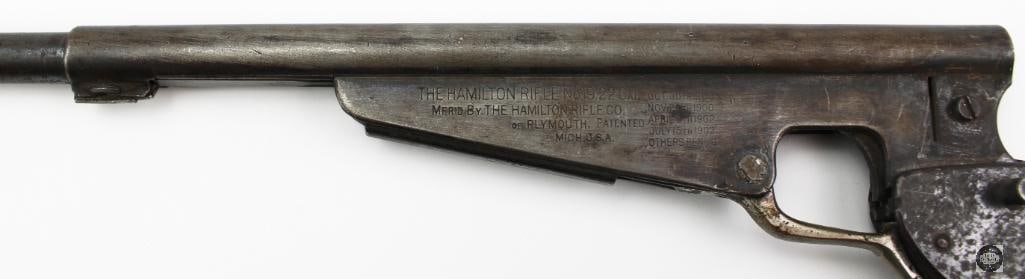Hamilton No. 19 Single Shot .22 C&R 12" Barrel 13.5" LOP Non-Functional - 8