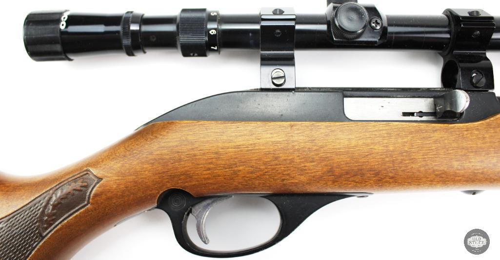 Glenfield Model 60 .22 LR 22" Barrel 13" LOP w/ Tasco 3-7x Scope - 4