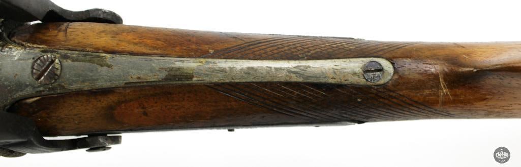 Antique S. Roosevelt & Co. 12 Ga Percussion Double Barrel Shotgun - 19