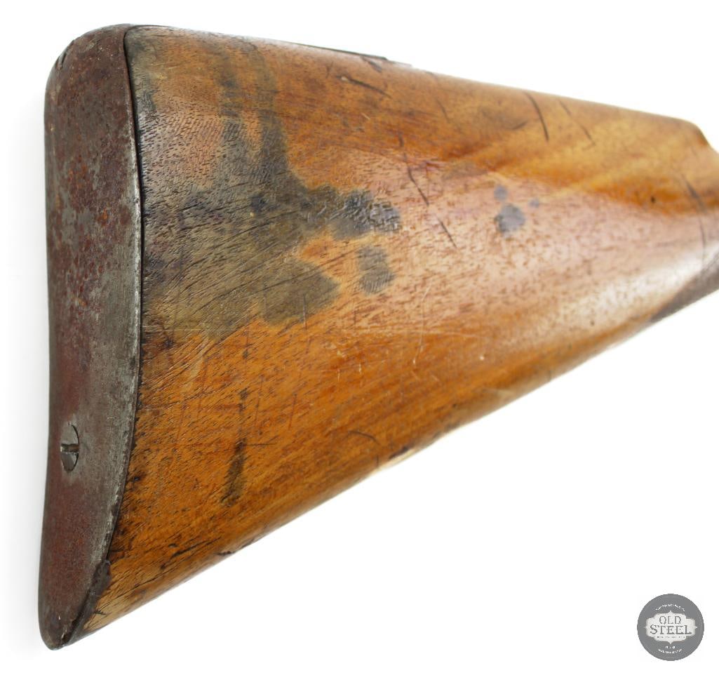 Antique S. Roosevelt & Co. 12 Ga Percussion Double Barrel Shotgun - 2